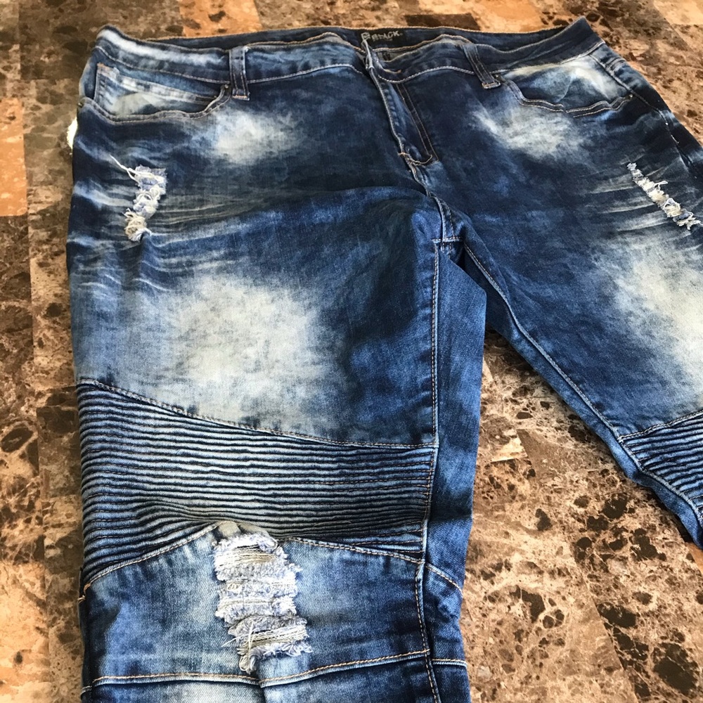 Blue skinny jeans men’s